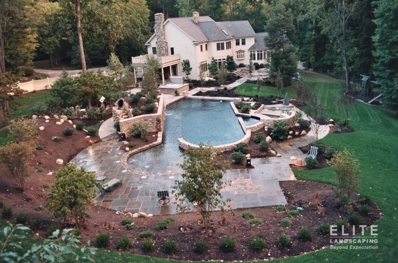 residential pool by elite landscaping 0101