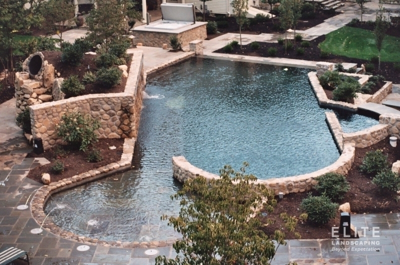 residential pool by elite landscaping 0131