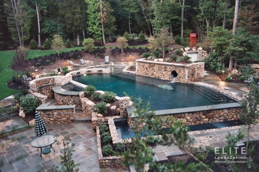 residential pool by elite landscaping 0161