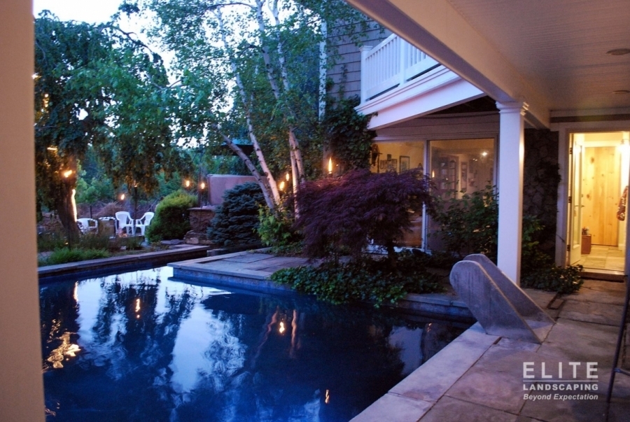 residential pool by elite landscaping 0391