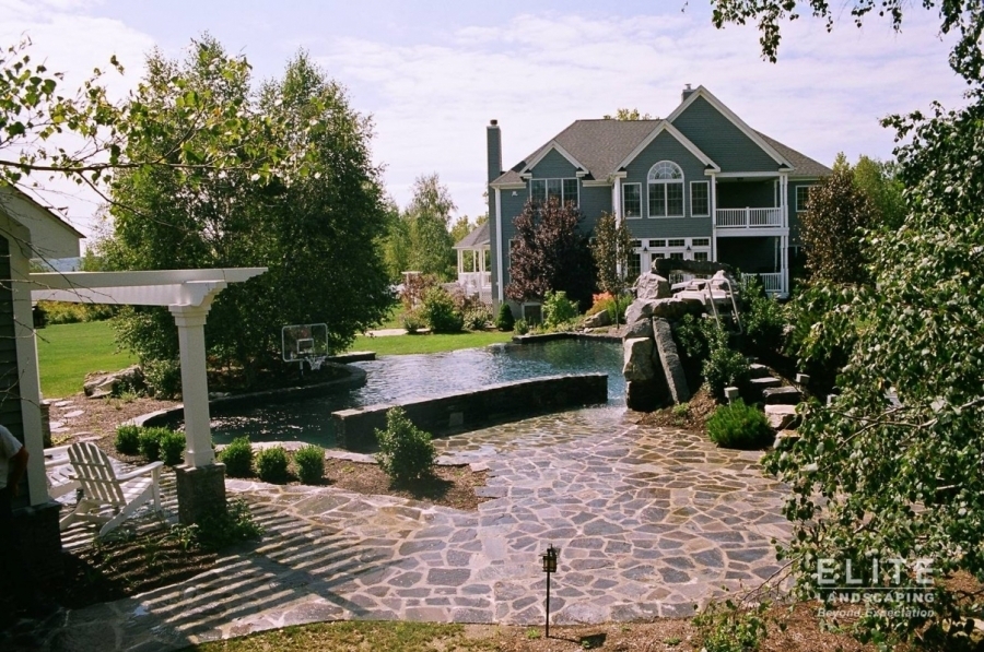 residential pool by elite landscaping 0411