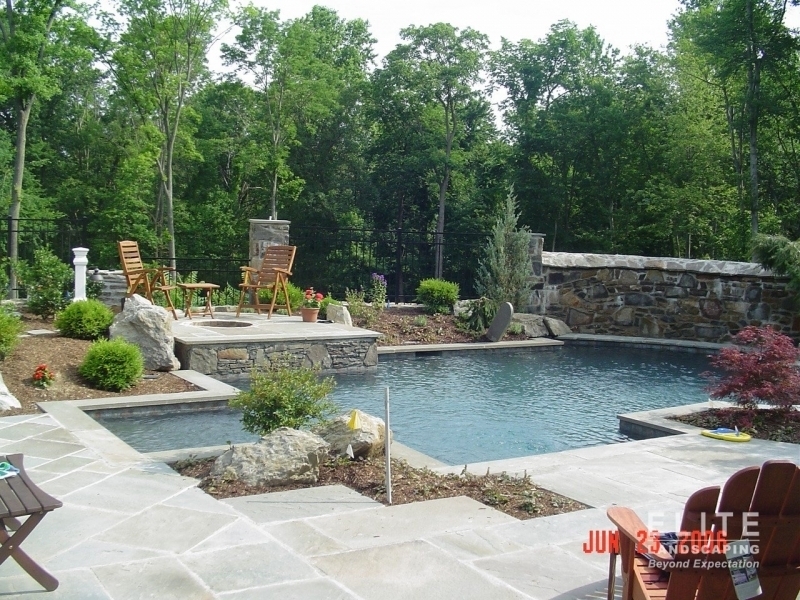 residential pool by elite landscaping 0451