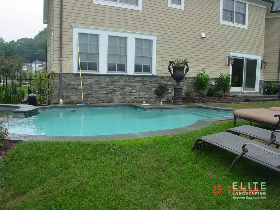 residential pool by elite landscaping 0541