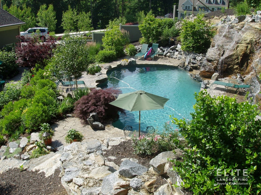residential pool by elite landscaping 0651