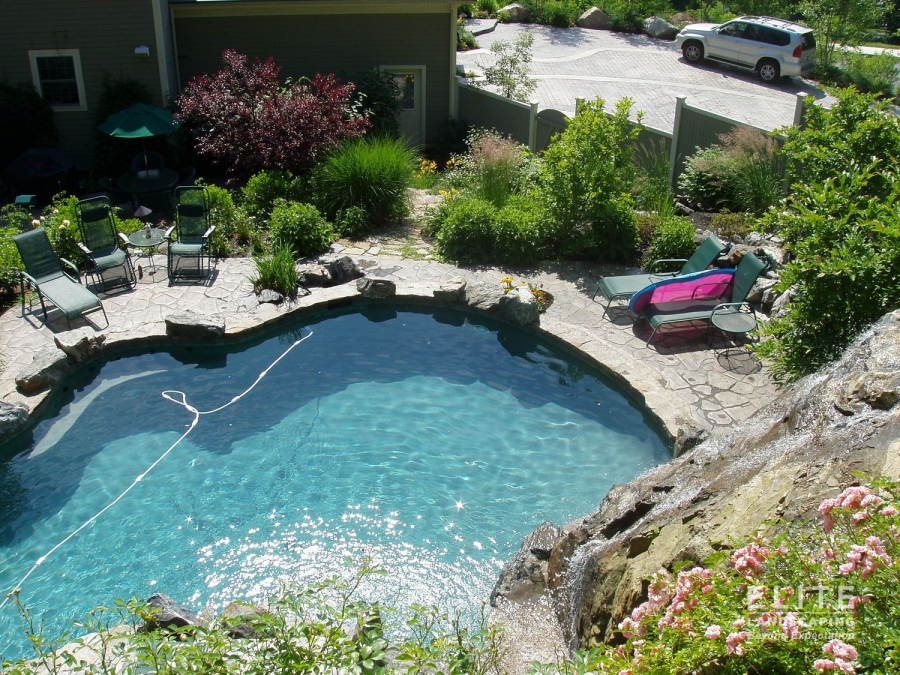 residential pool by elite landscaping 0661