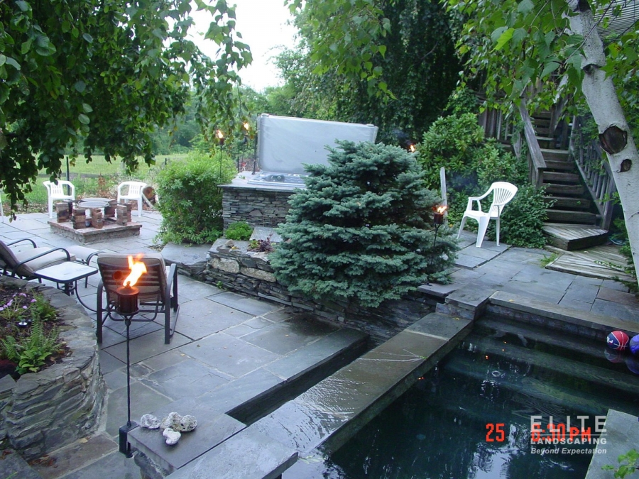spa and hot tub by elite landscaping 0061